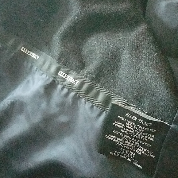 Ellen Tracy Fly Front Trench Coat - Picture 15 of 15